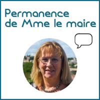 [INFORMATION] Permanences de Mme le Maire 