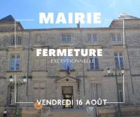 [INFORMATION MAIRIE] Fermeture exceptionnelle de la mairie vendredi 16 aot